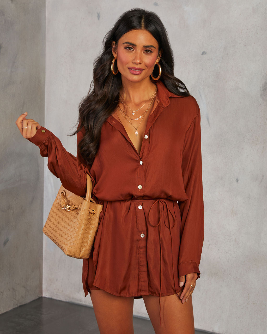 Grinnell Button Front Romper-Vogue Logic