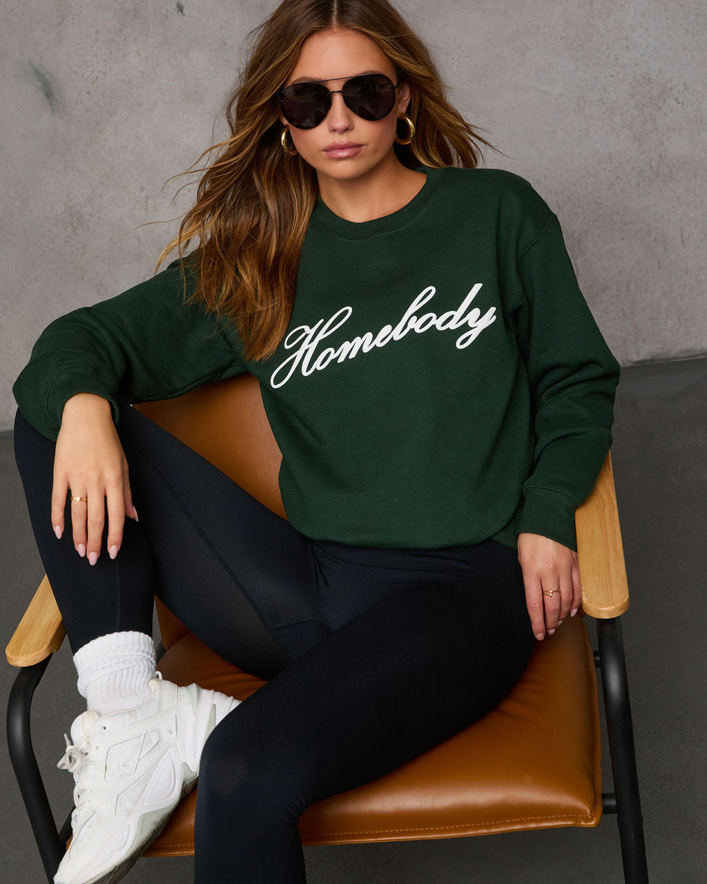 Homebody Graphic Sweatshirt-Vogue Logic
