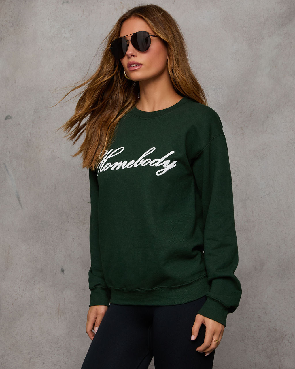 Homebody Graphic Sweatshirt-Vogue Logic