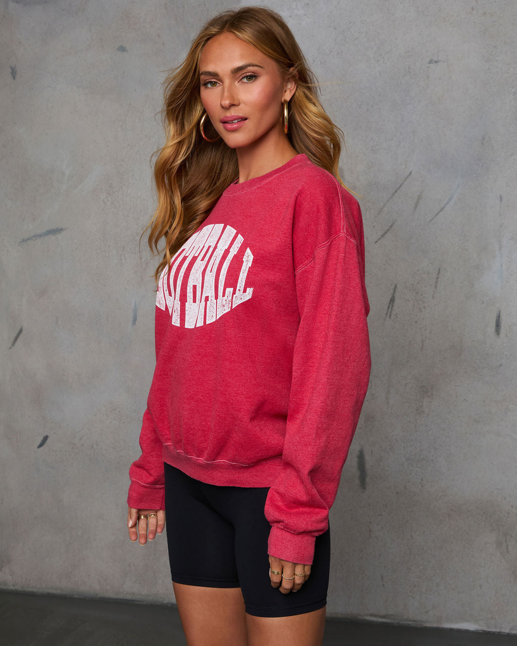 Football Season Graphic Sweatshirt-Vogue Logic