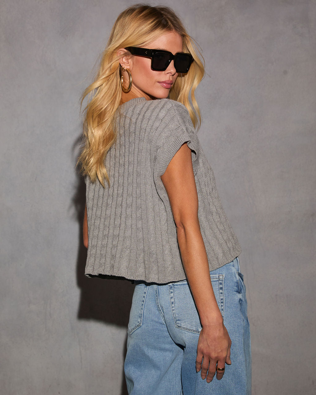 Kalia Cable Knit Sweater-Vogue Logic
