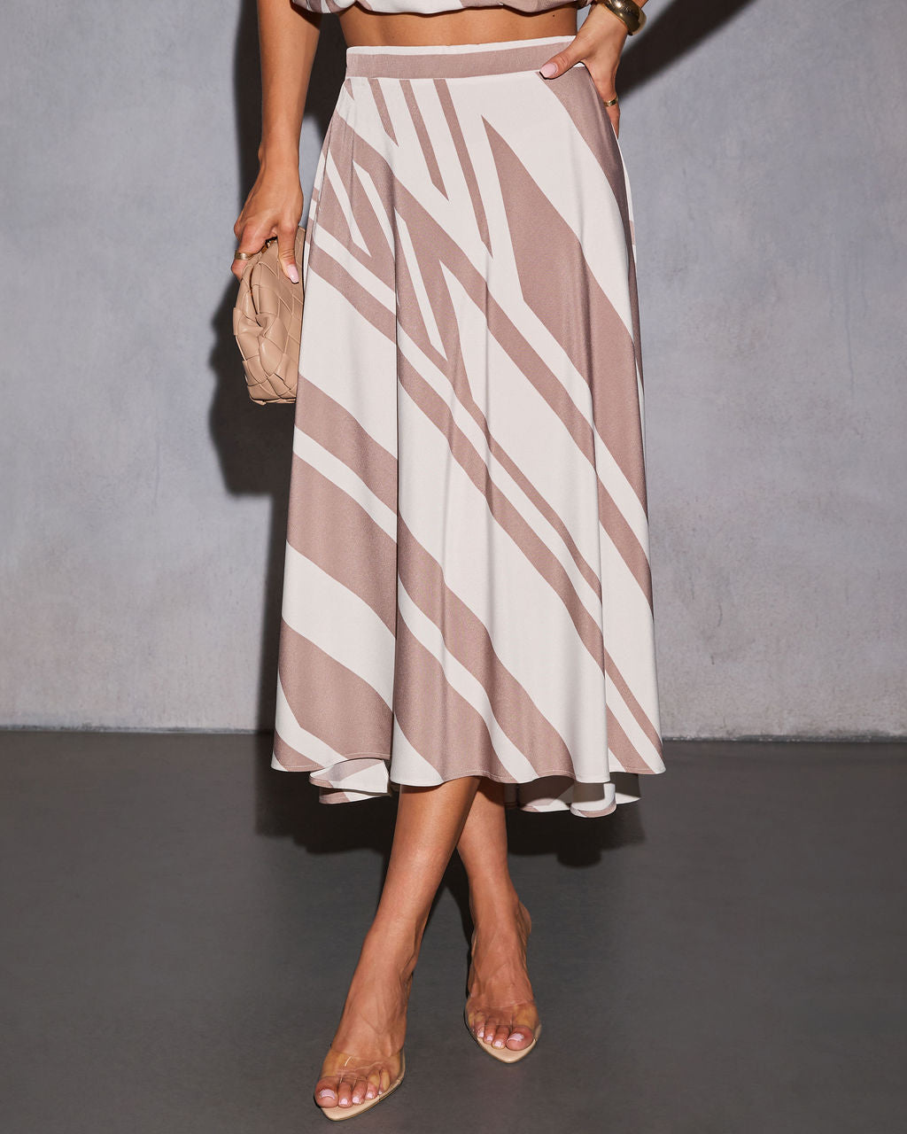 Kinara Midi Skirt-Vogue Logic