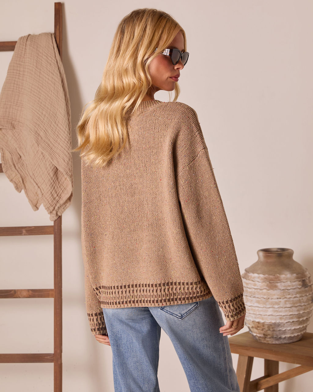 Stable Standard Horse Motif Sweater-Vogue Logic