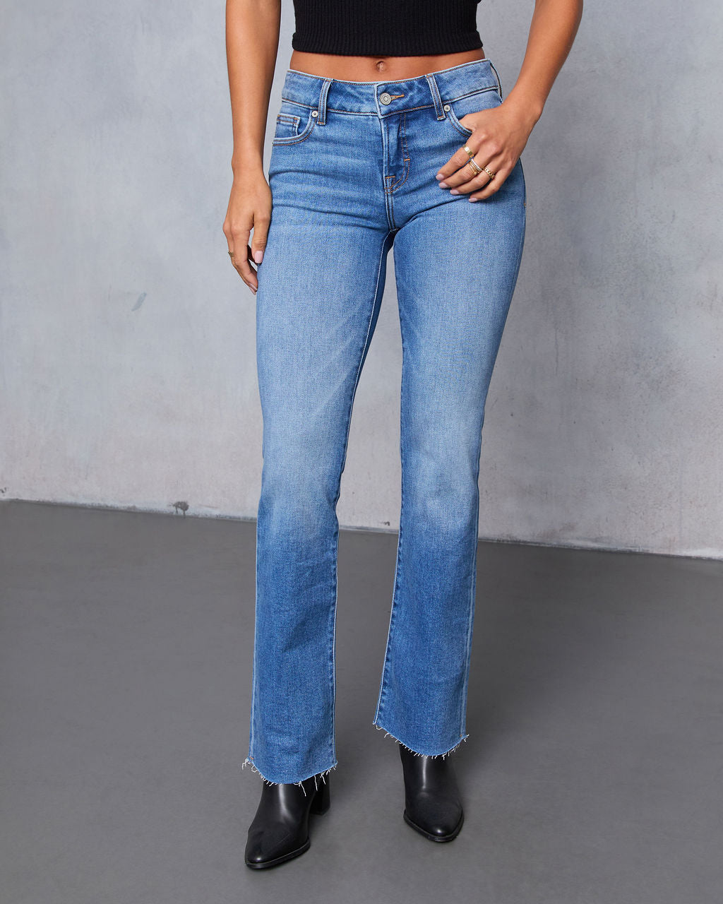 Gisellie Super Stretch Bootcut Jeans-Vogue Logic