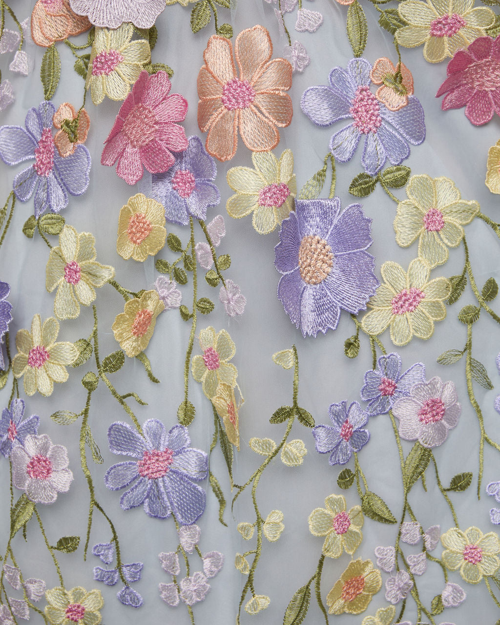 Falling Petals Floral Midi Dress-Vogue Logic