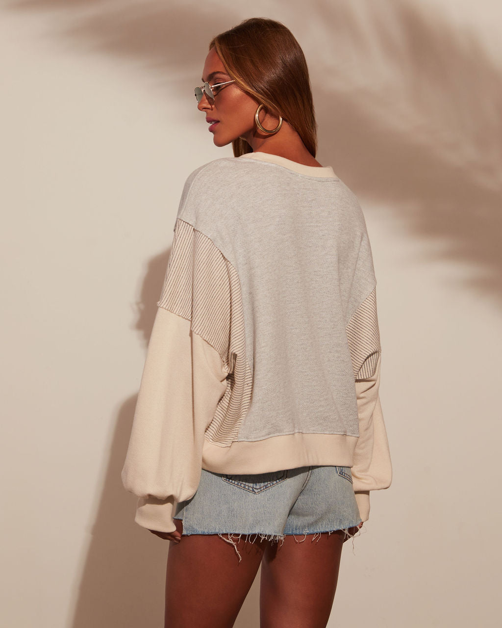 Marlee Colorblock Sweatshirt-Vogue Logic