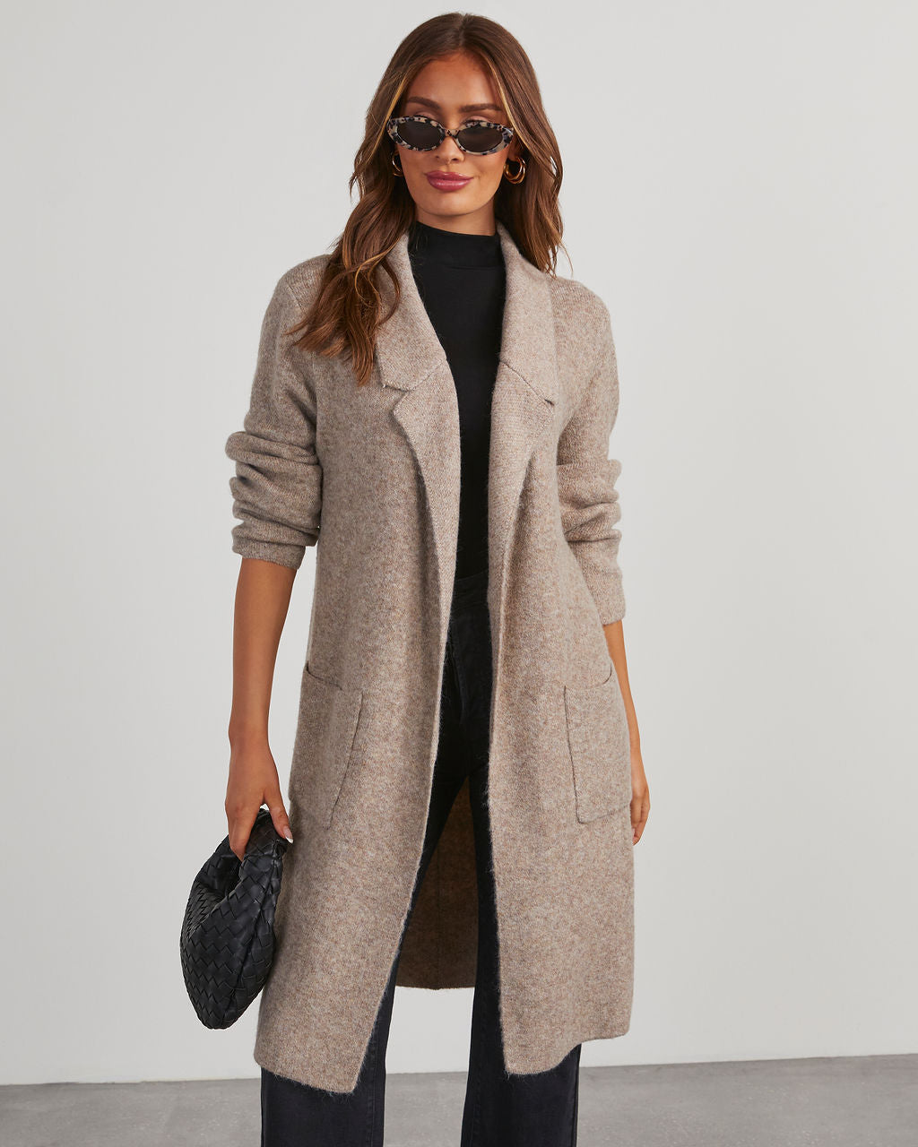 Alexia Pocketed Duster Cardigan-Vogue Logic