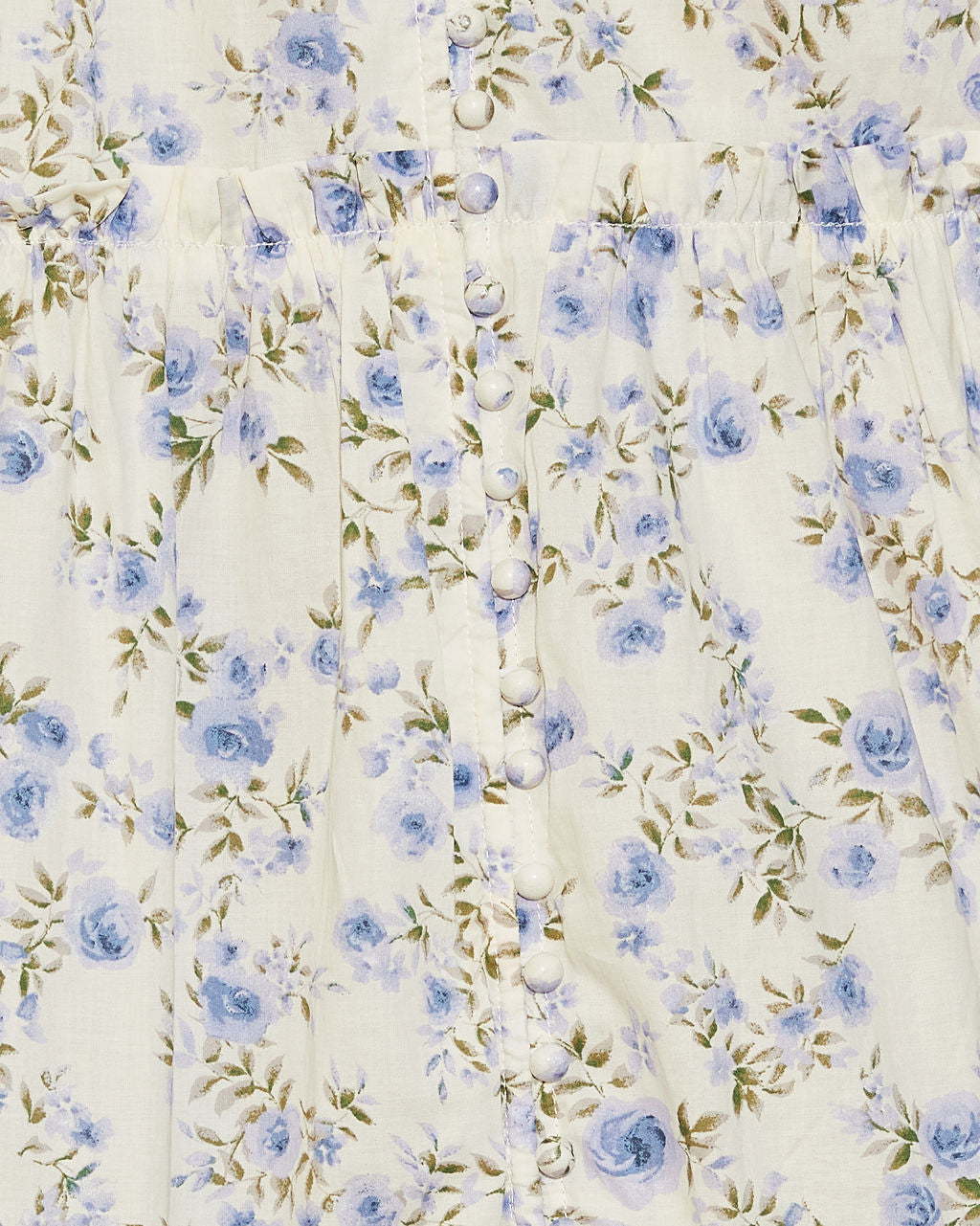 Acaida Button Front Tiered Floral Maxi Dress-Vogue Logic