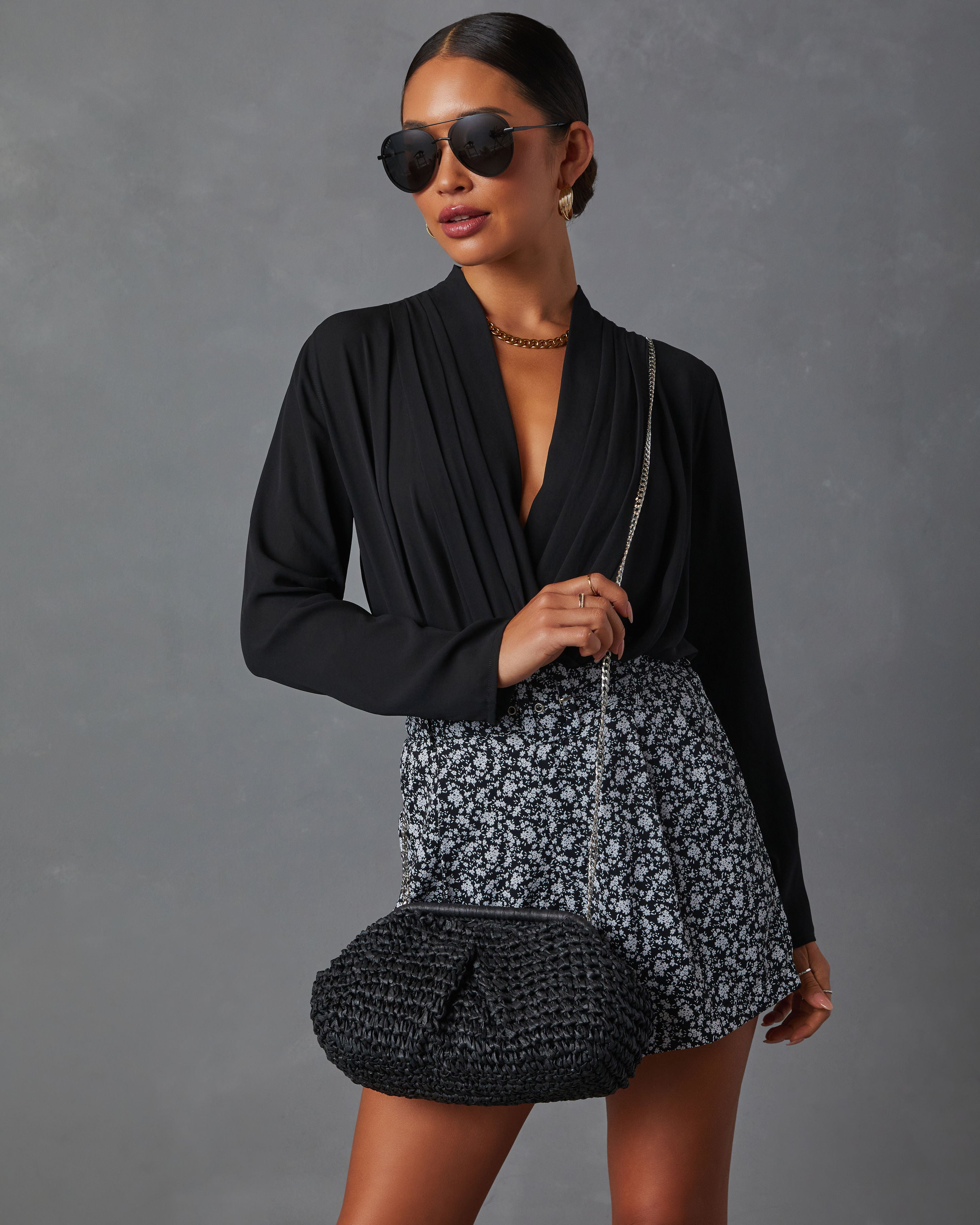 Poolside Straw Pouch Clutch-Vogue Logic