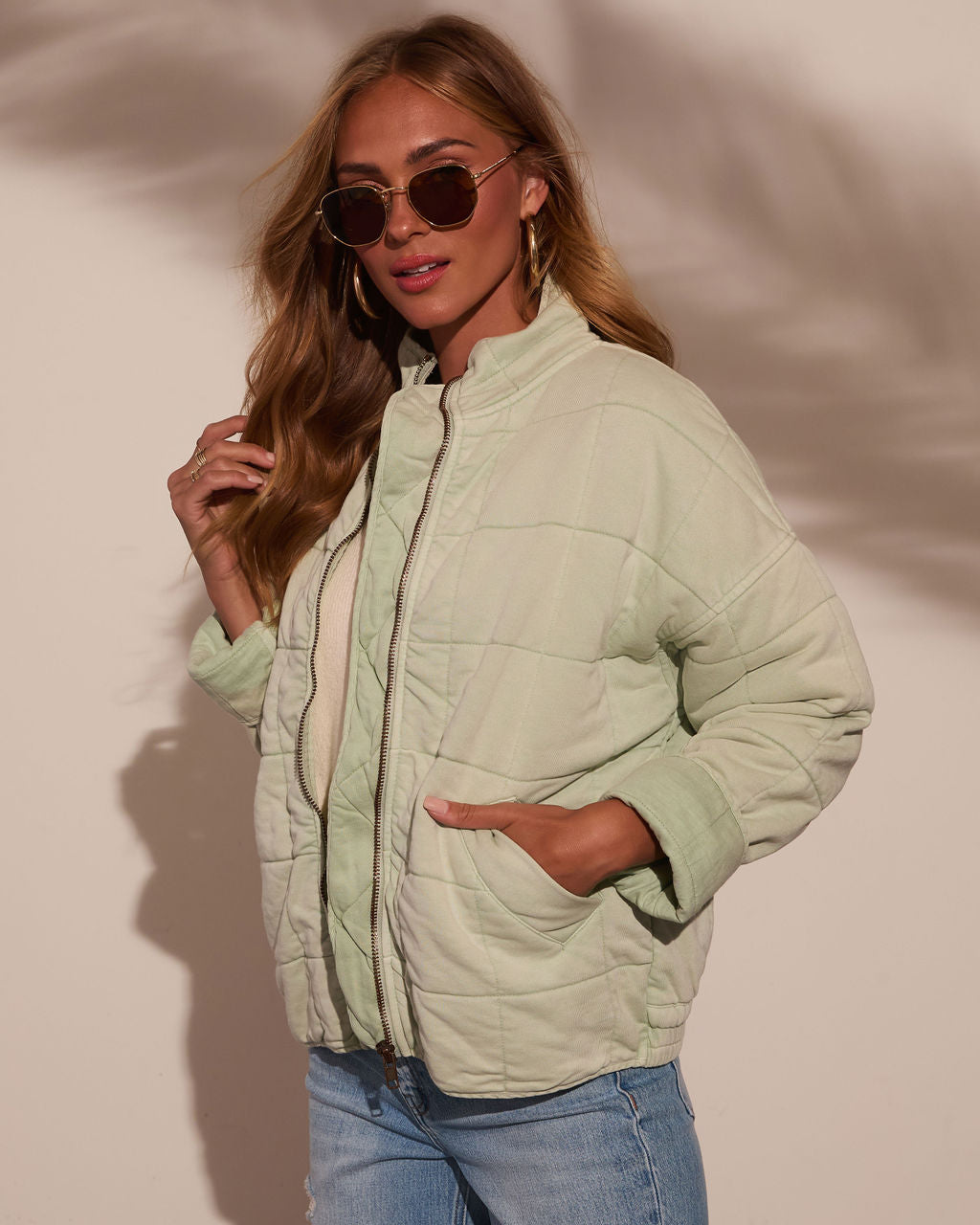 Arianne Quilted Jacket-Vogue Logic