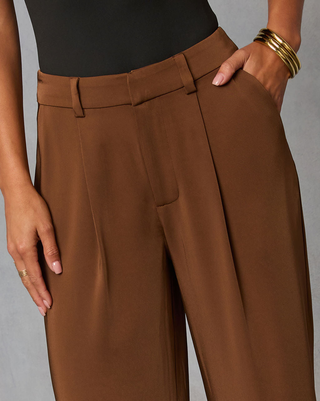 Madinah Pleated Pants-Vogue Logic