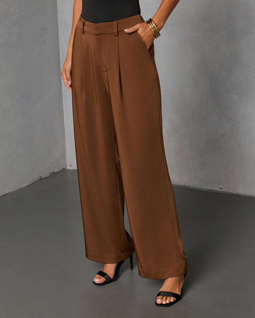 Madinah Pleated Pants-Vogue Logic