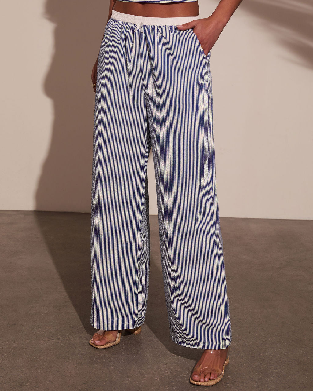 Sarahphina Striped Wide Leg Pants-Vogue Logic