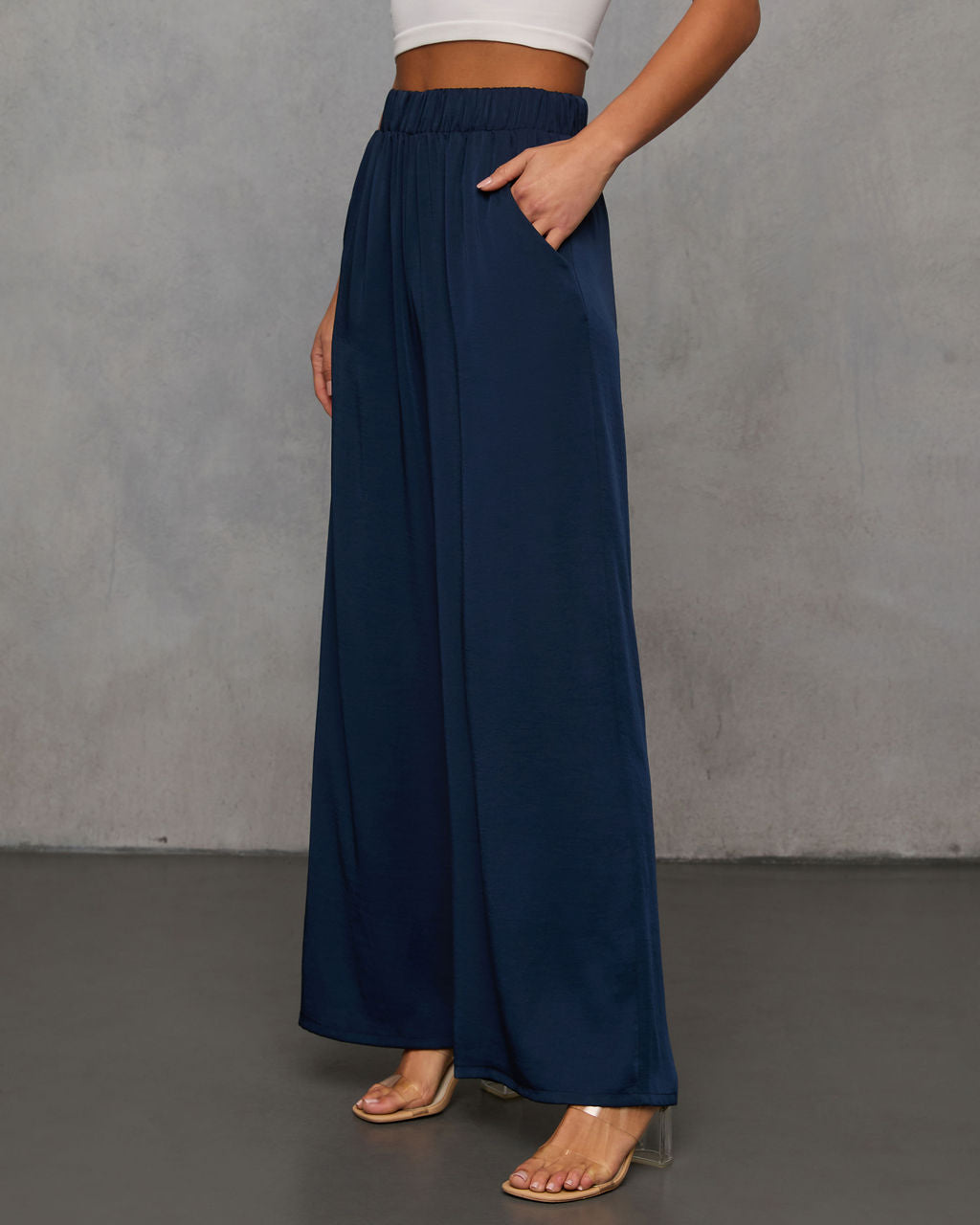 Better Days Wide Leg Pants-Vogue Logic