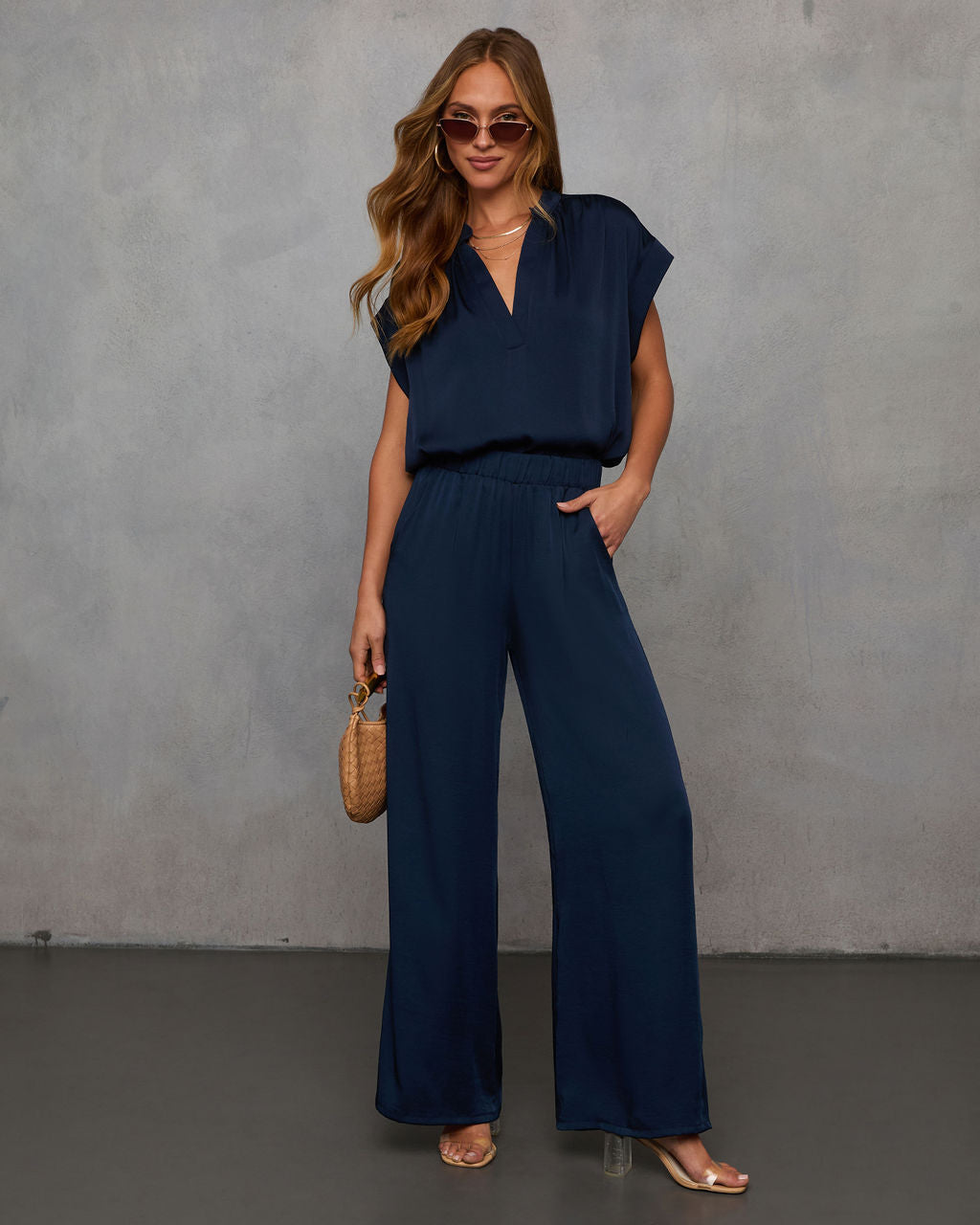 Better Days Wide Leg Pants-Vogue Logic
