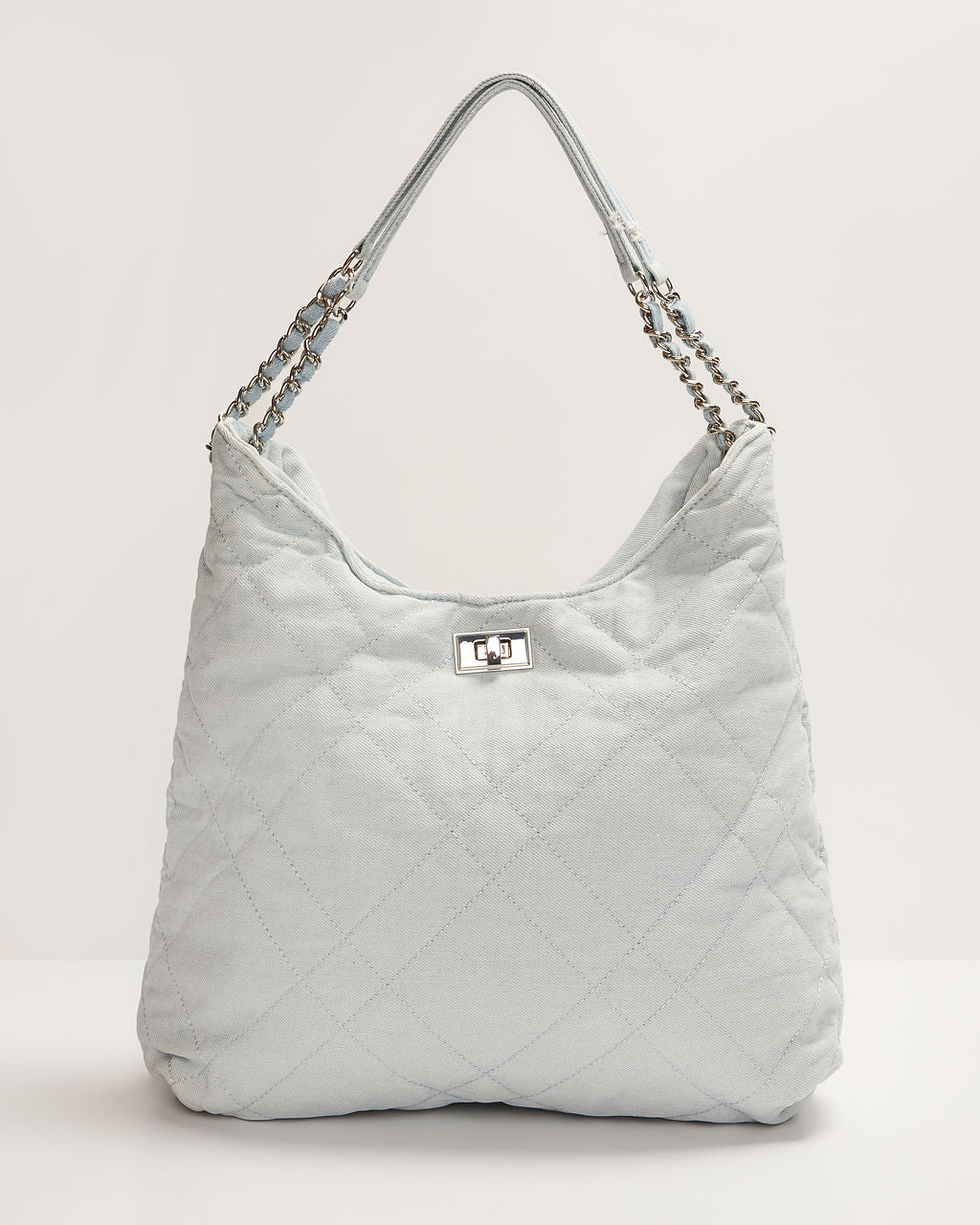 Aliyah Denim Slouchy Tote-Vogue Logic