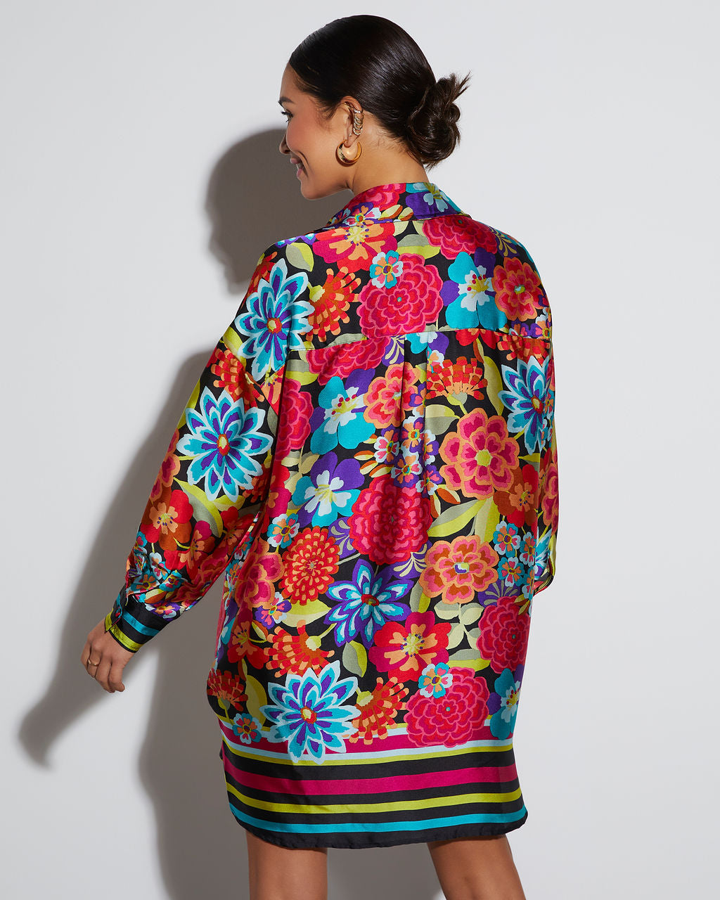 Coveted Button Down Shirt Dress-Vogue Logic