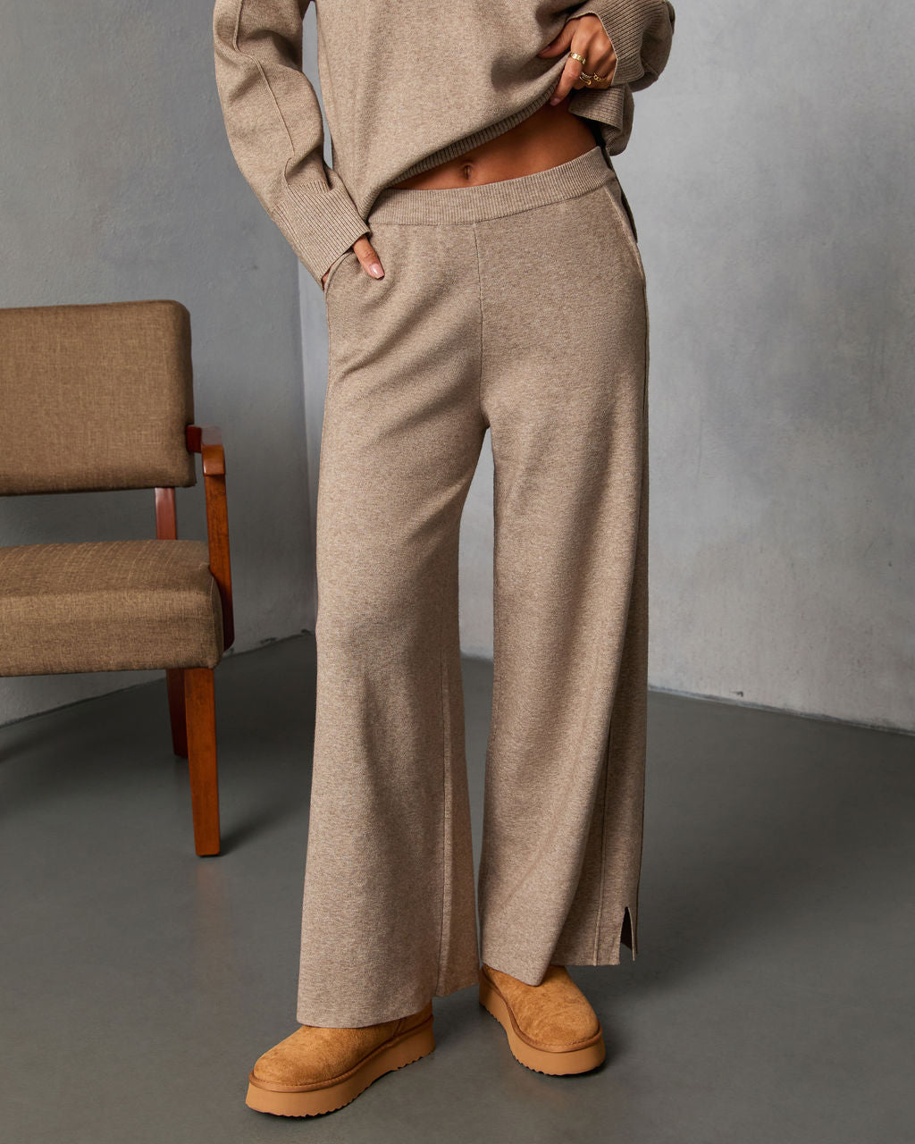 Cider Root Knit Joggers-Vogue Logic