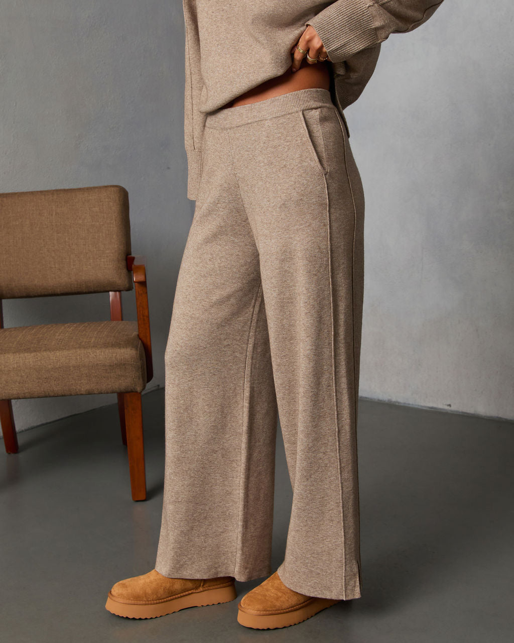 Cider Root Knit Joggers-Vogue Logic