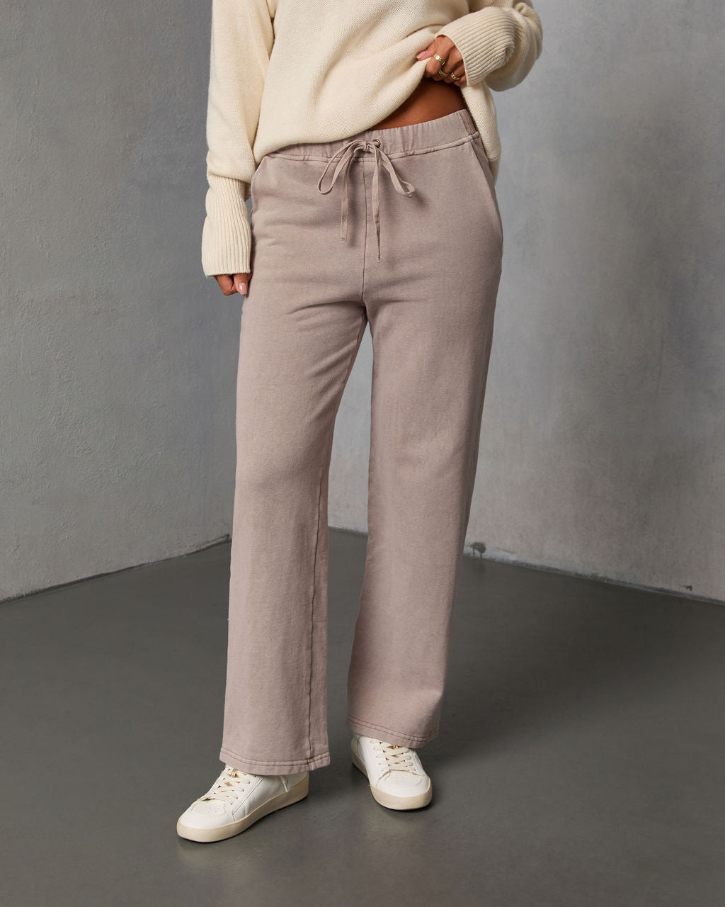 Rustreed Drawstring Pants-Vogue Logic