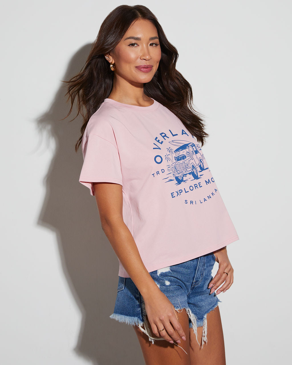 Overland Cotton Graphic Tee-Vogue Logic