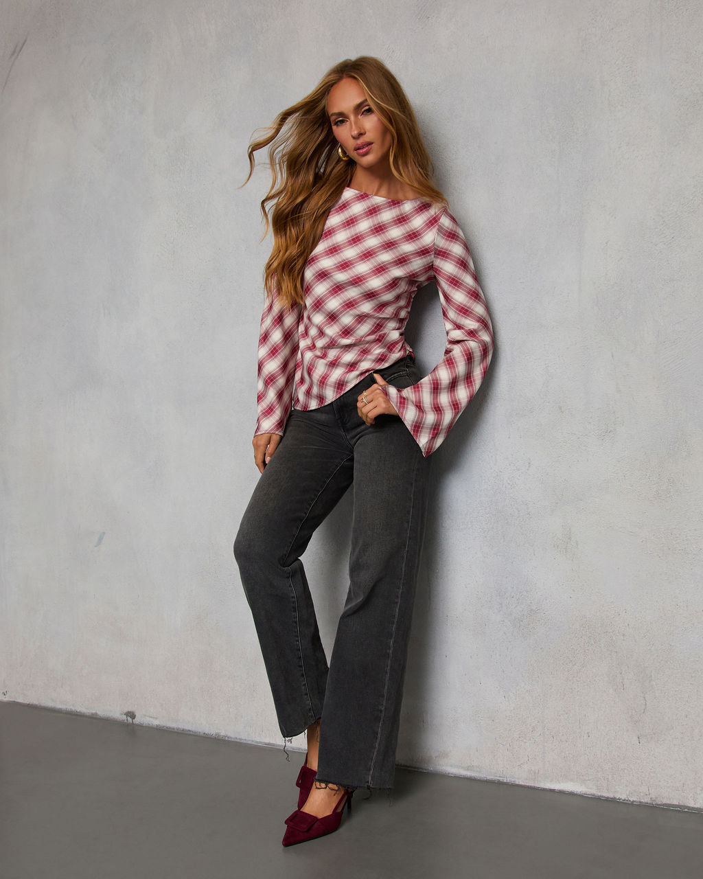 Hazel Lane Buckle Suede Slingback Heels-Vogue Logic