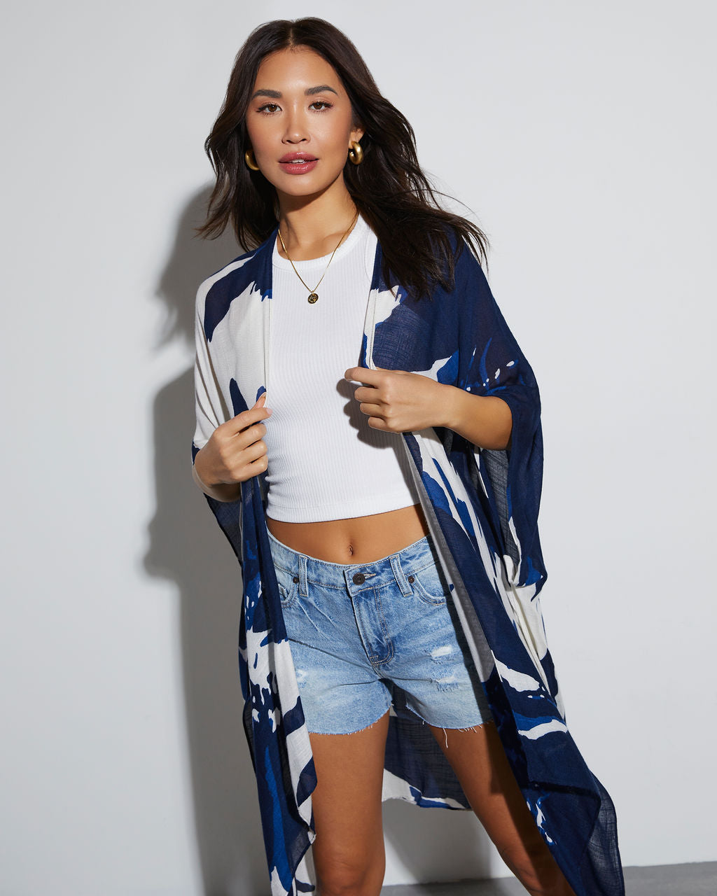Morning Glory Kimono-Vogue Logic