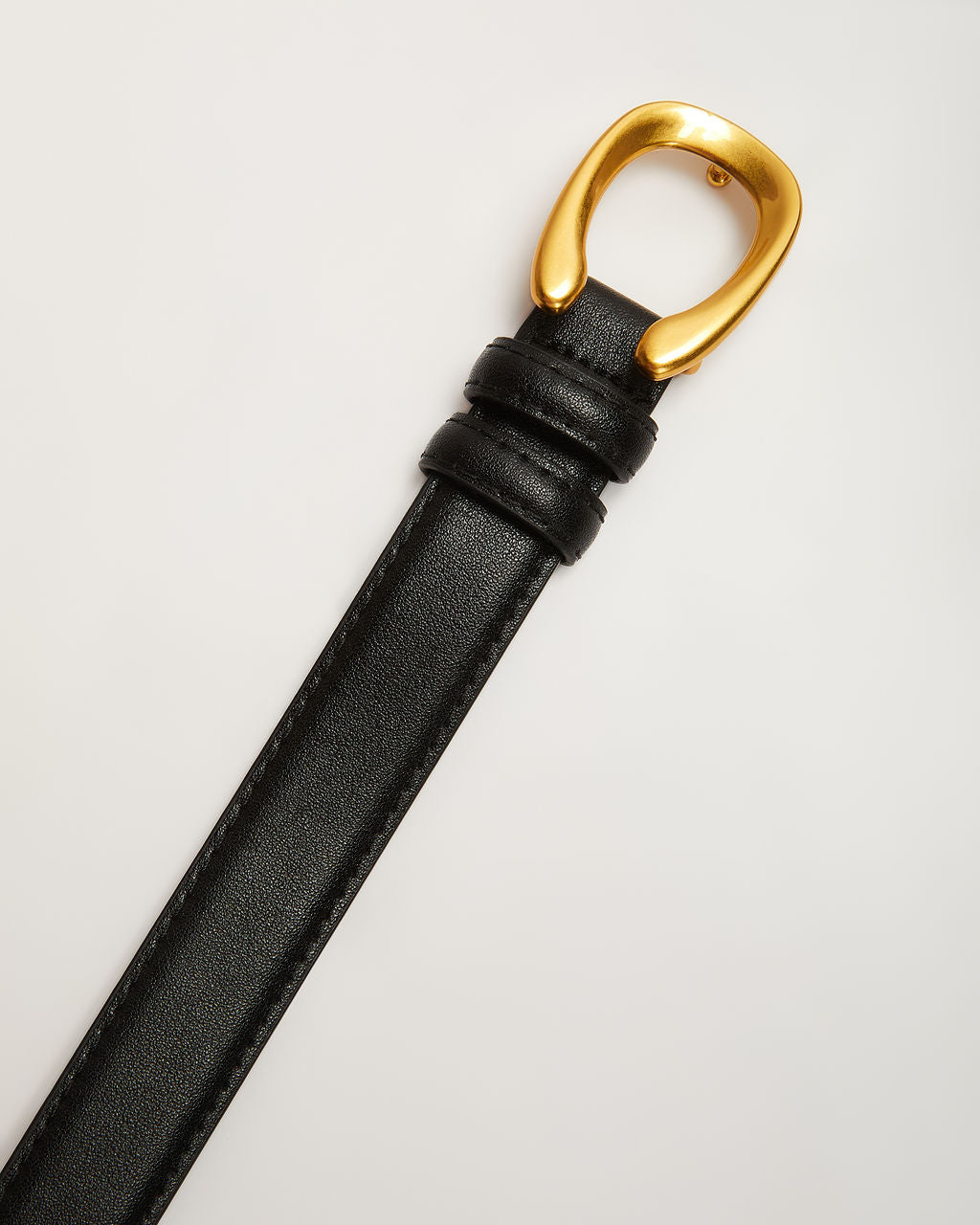 Julian Faux Leather Buckle Belt-Vogue Logic