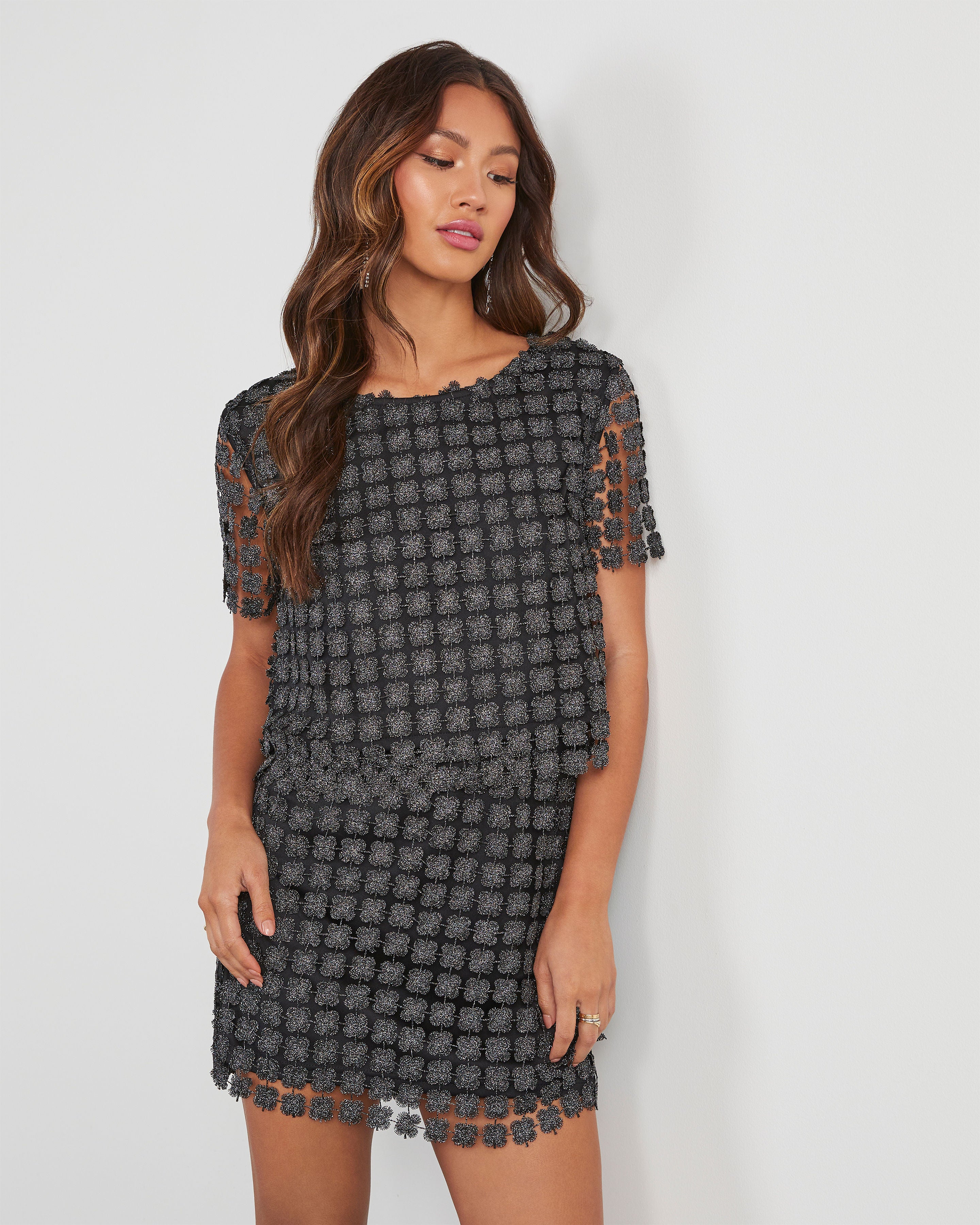 Cazzie Flower Mini Skirt-Vogue Logic