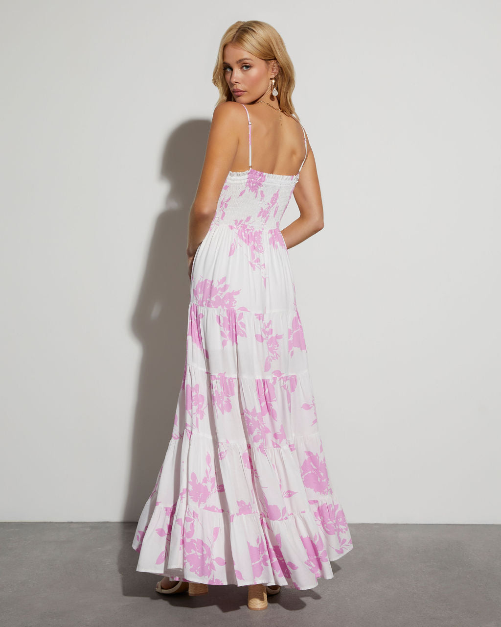 Aurora Floral Maxi Dress-Vogue Logic