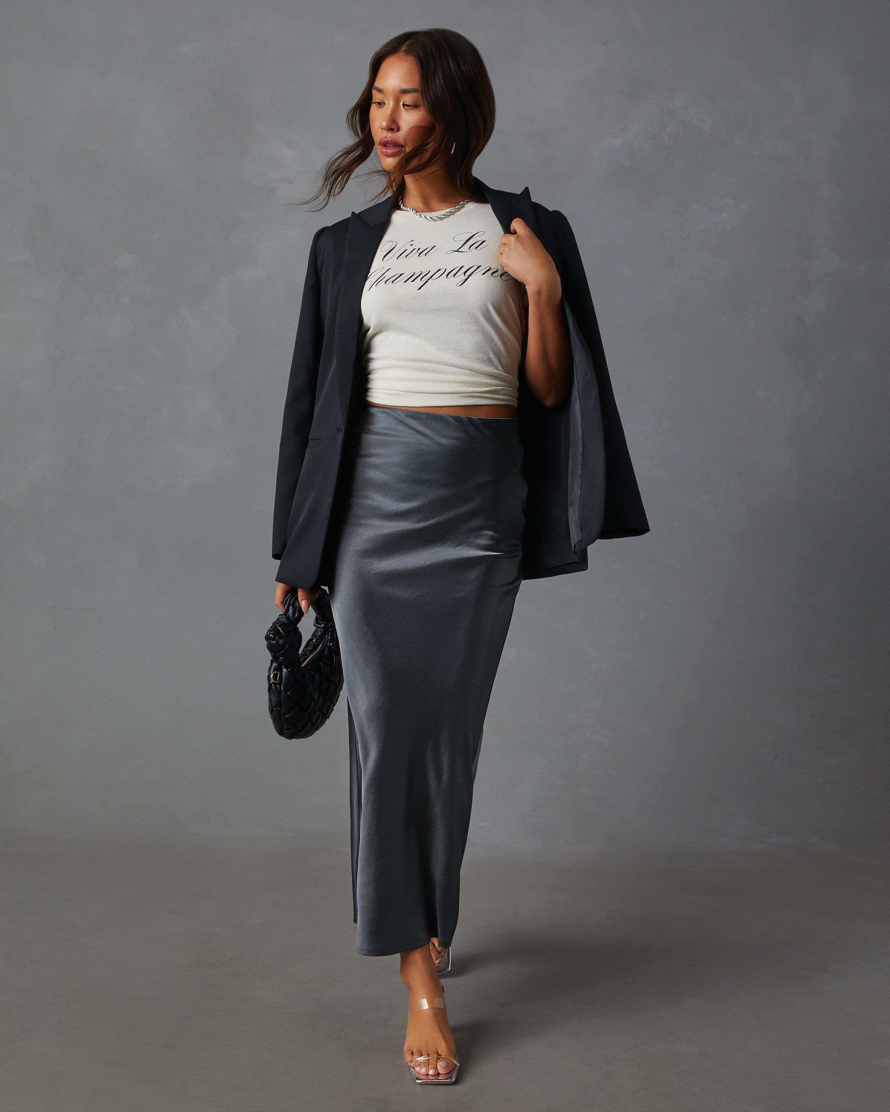 Viva La Champagne Graphic Tee-Vogue Logic