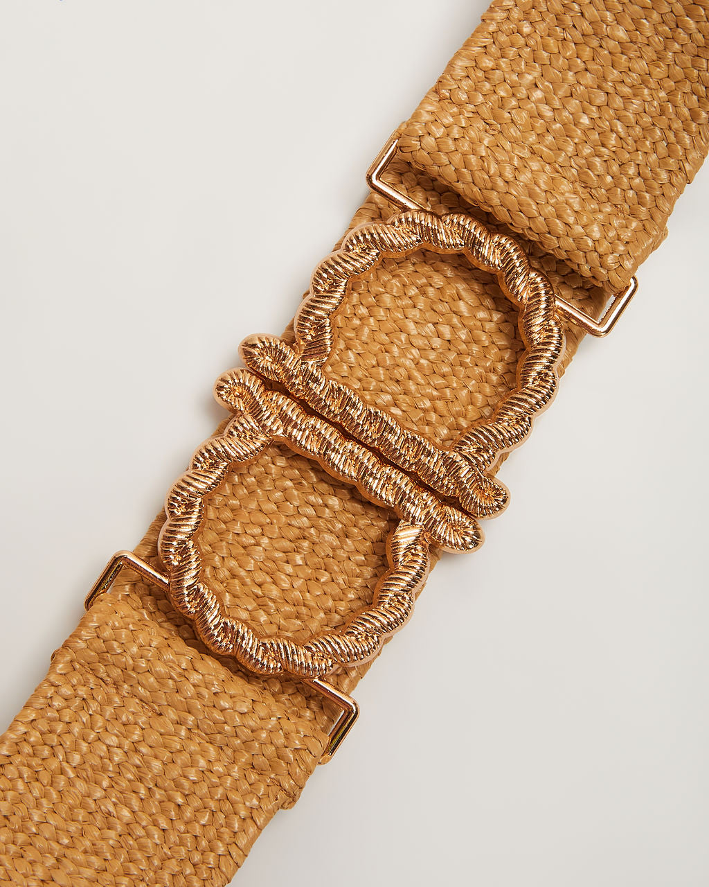 Staci Straw Stretch Belt-Vogue Logic