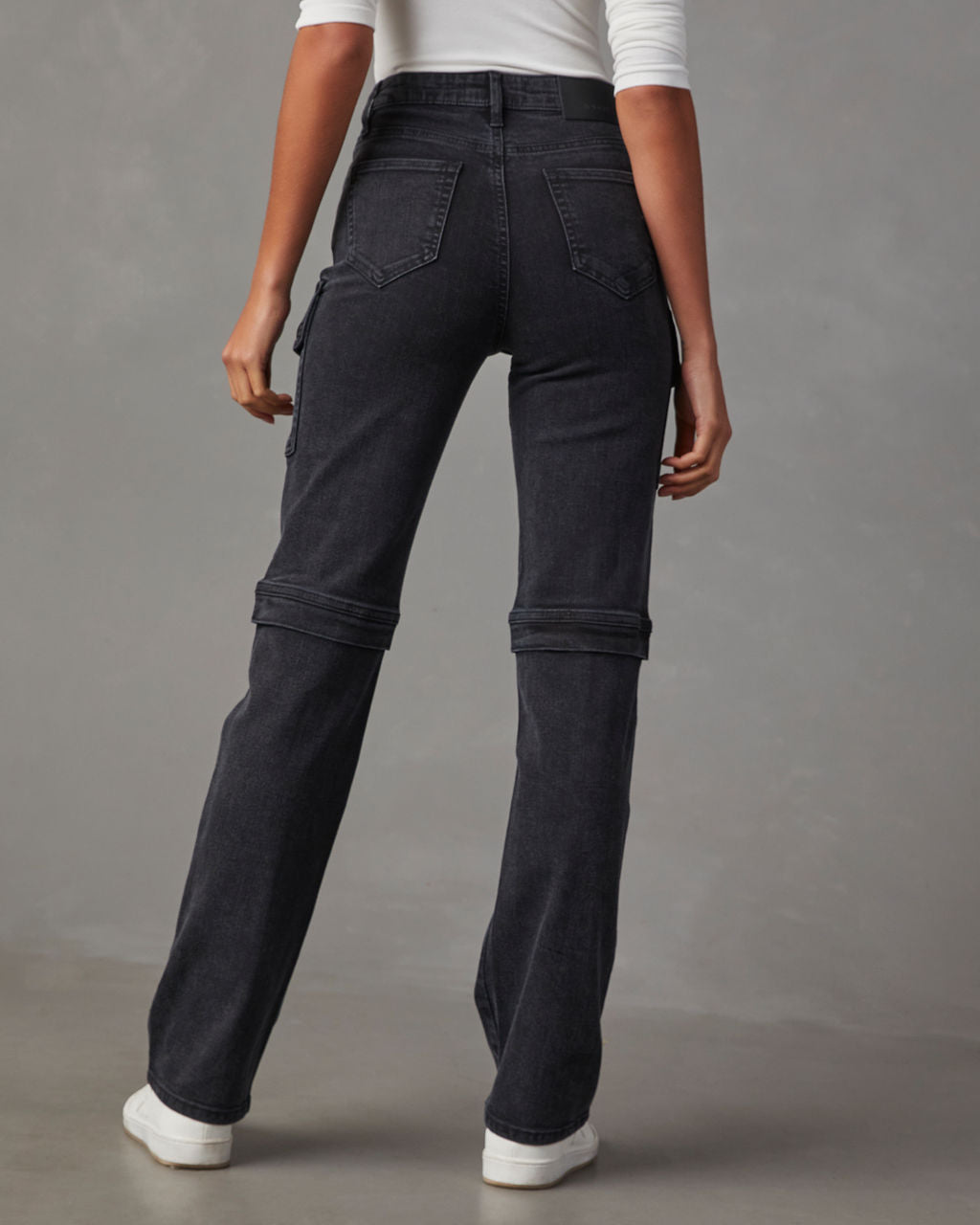 Zhaire Super Stretch High Rise Straight Jeans-Vogue Logic