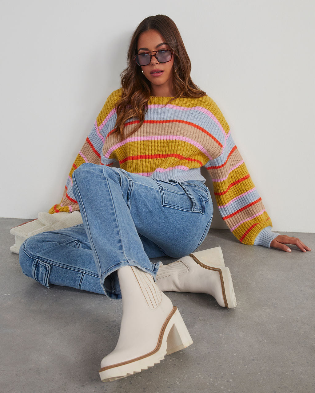 Zhaire Super Stretch High Rise Straight Jeans-Vogue Logic