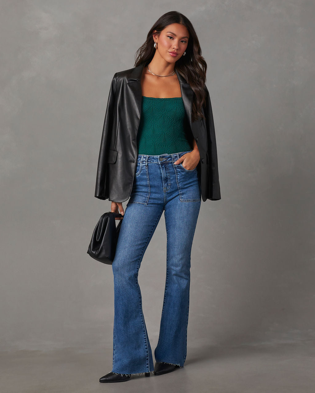 Mulaney High Rise Flare Jeans-Vogue Logic