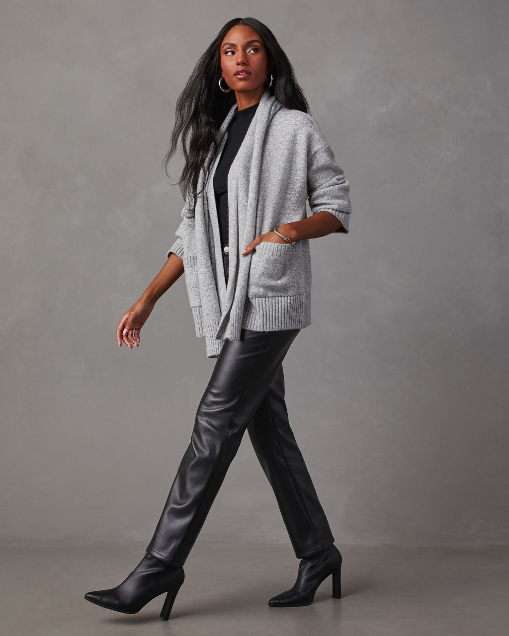 Jarvais Scarf Cardigan-Vogue Logic