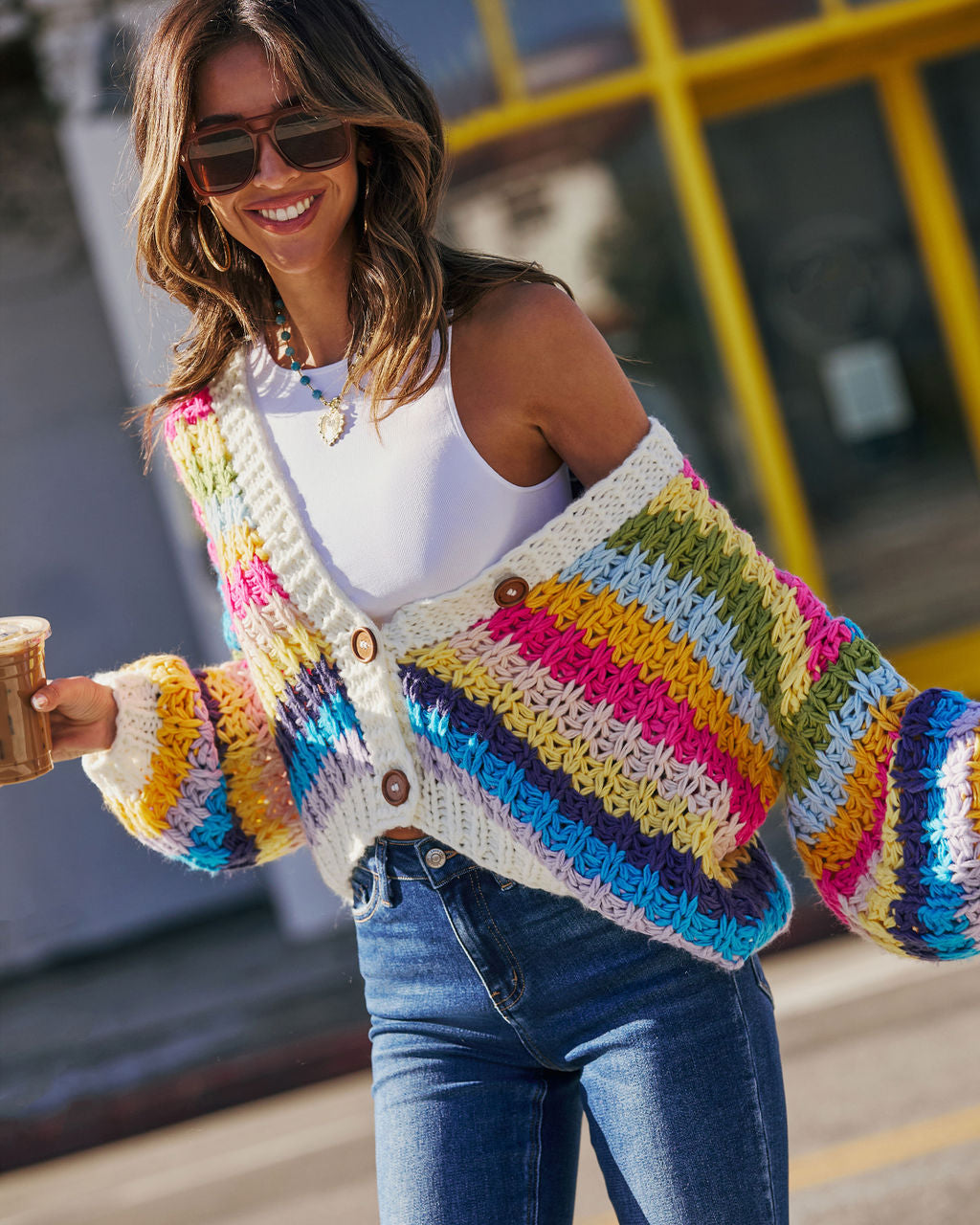 Happy Trails Crochet Cardigan-Vogue Logic