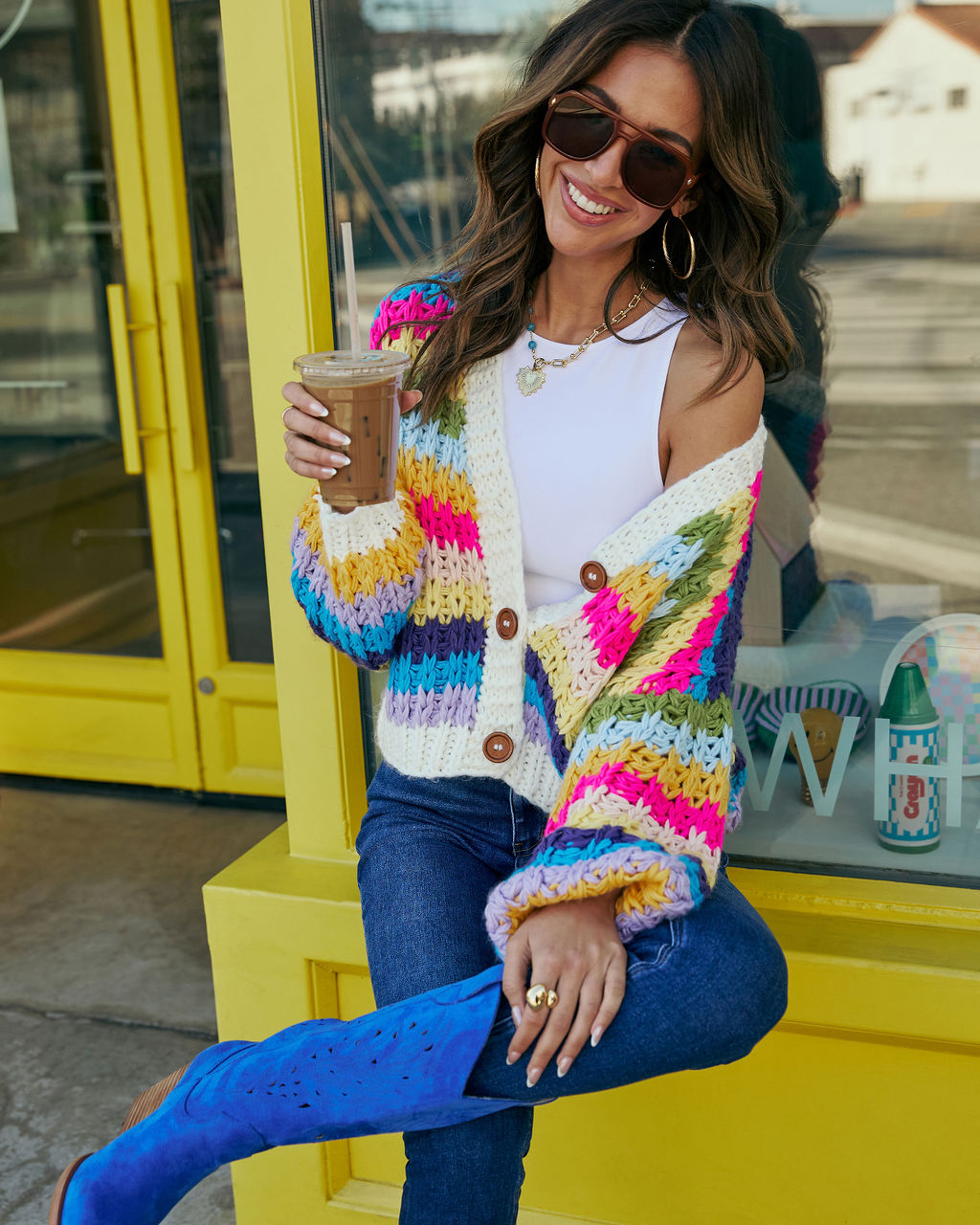 Happy Trails Crochet Cardigan-Vogue Logic