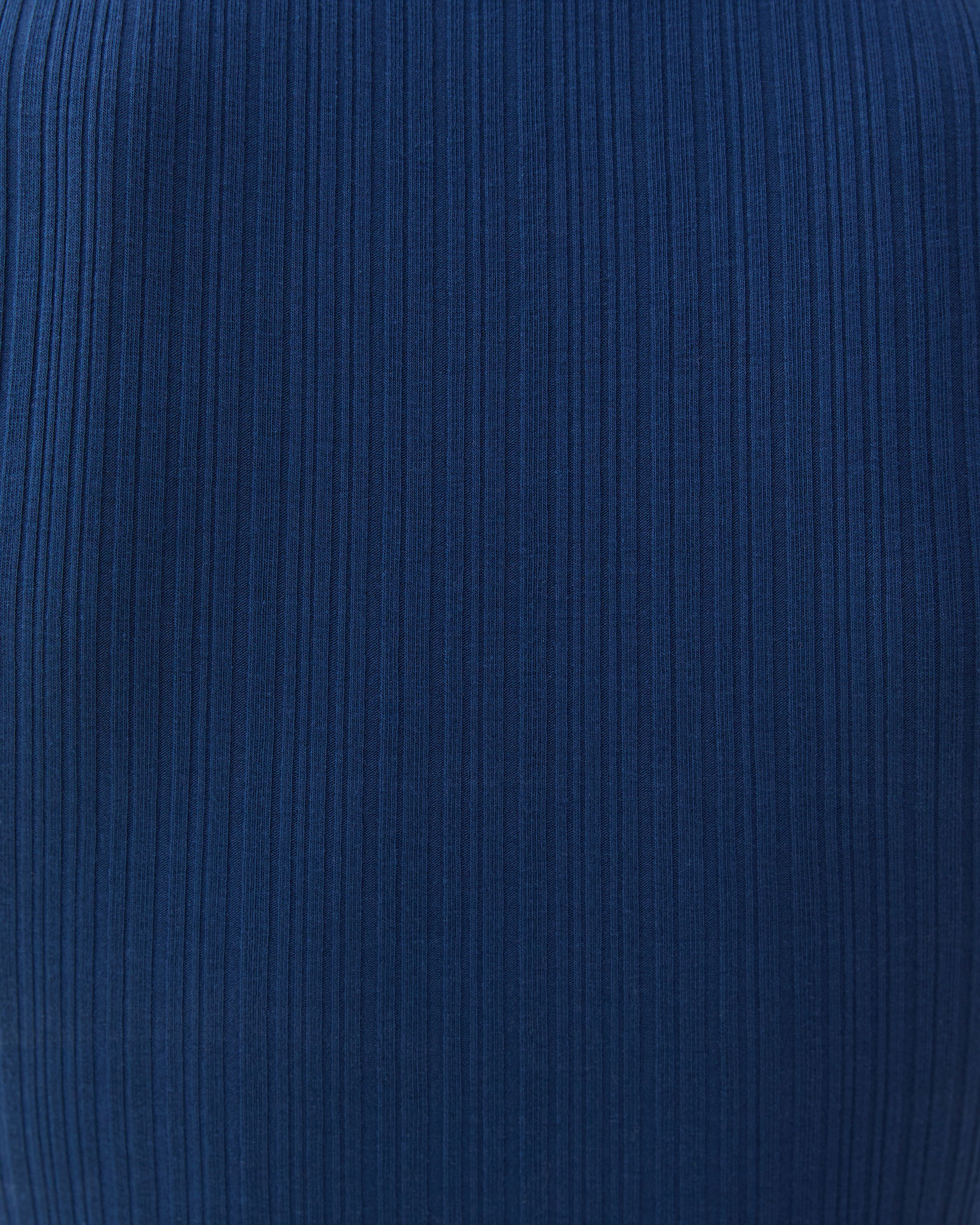 Tyra Ribbed Ruffle Hem Tank-Vogue Logic