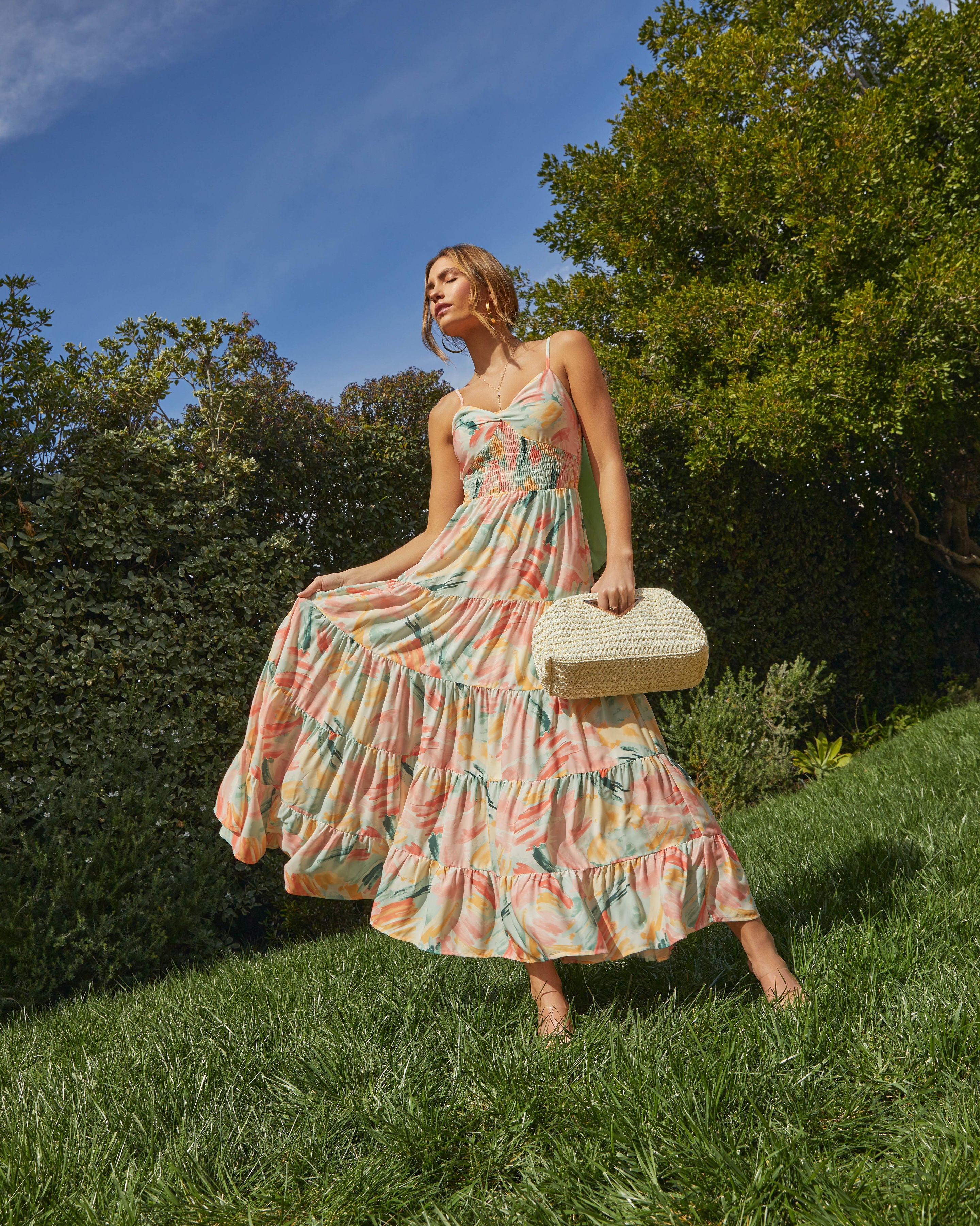 Paradise Tropics Maxi Dress-Vogue Logic