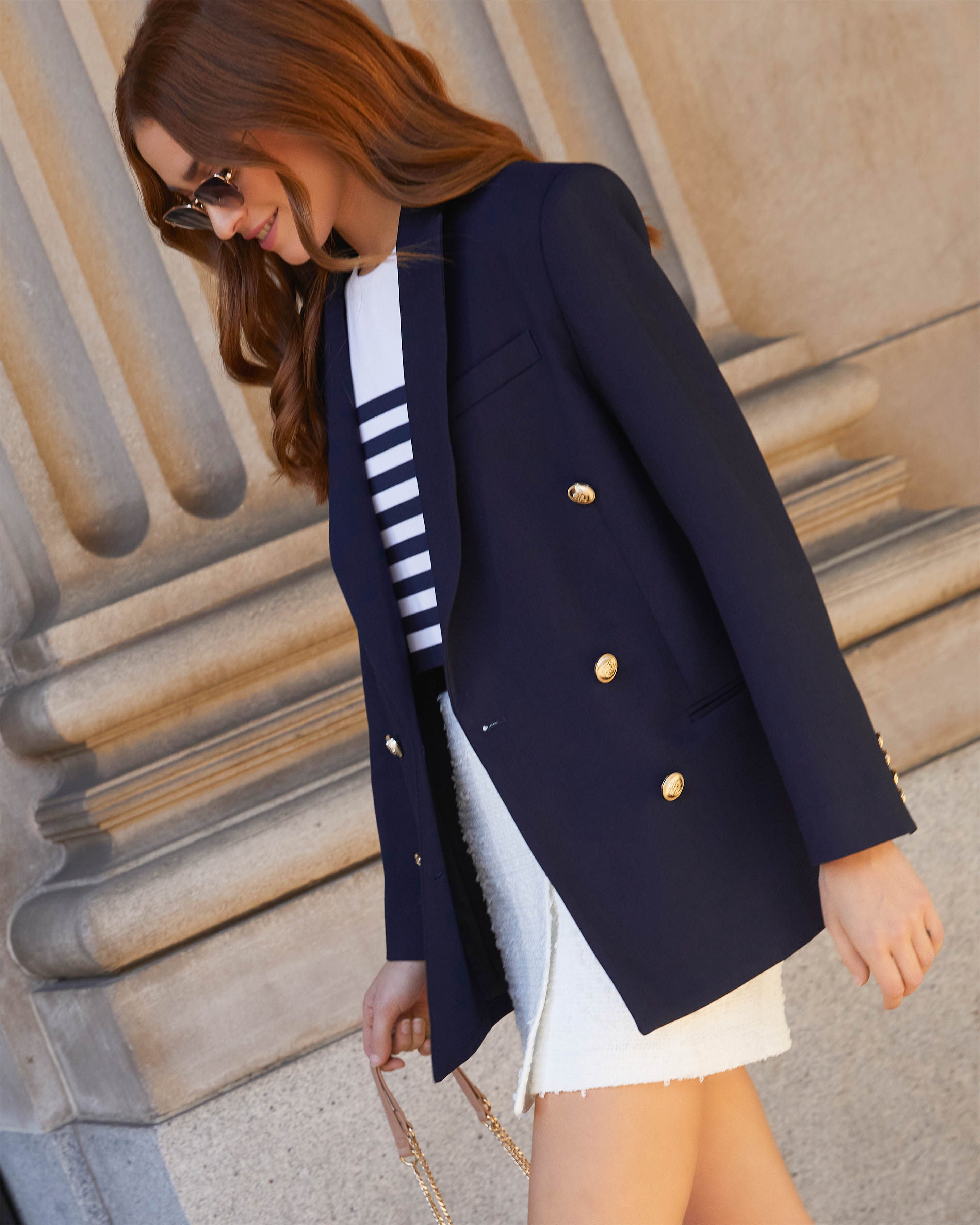 Serious Business Pocketed Blazer-Vogue Logic