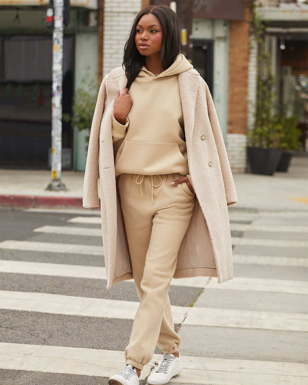 Ready Or Not Hooded Sweatshirt-Vogue Logic