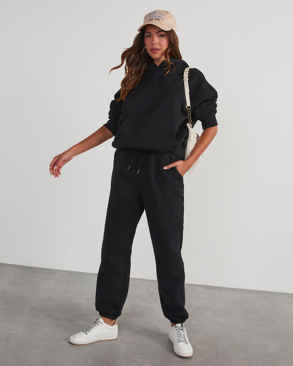 Ready Or Not Hooded Sweatshirt-Vogue Logic