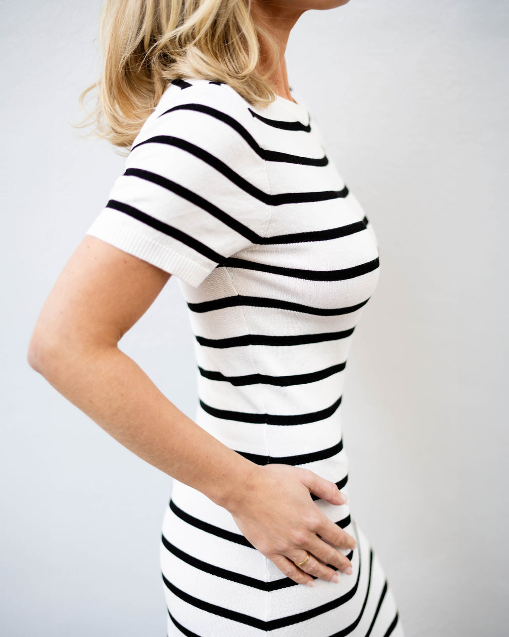 Essential Striped Maxi Dress-Vogue Logic