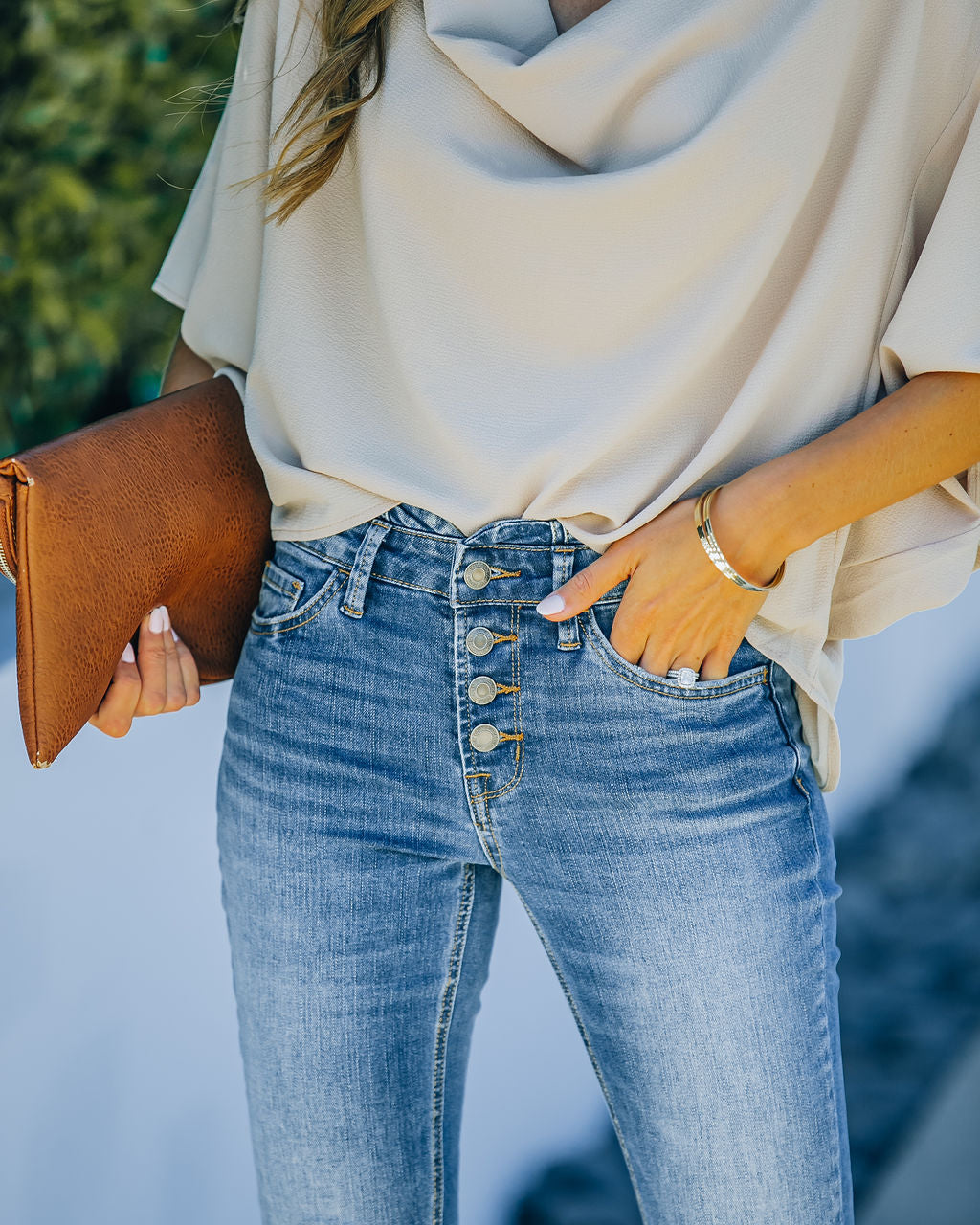 Marcos High Rise Flare Denim-Vogue Logic