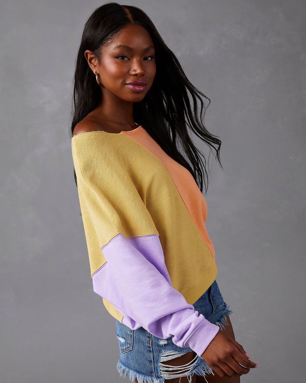 Brendel Colorblock Pullover Sweater-Vogue Logic