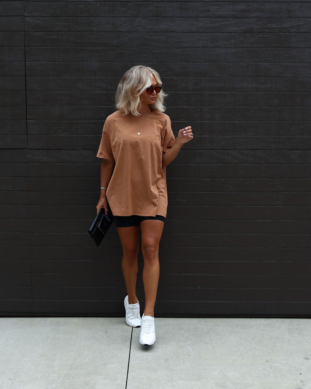 His Cotton Oversized Tee-Vogue Logic