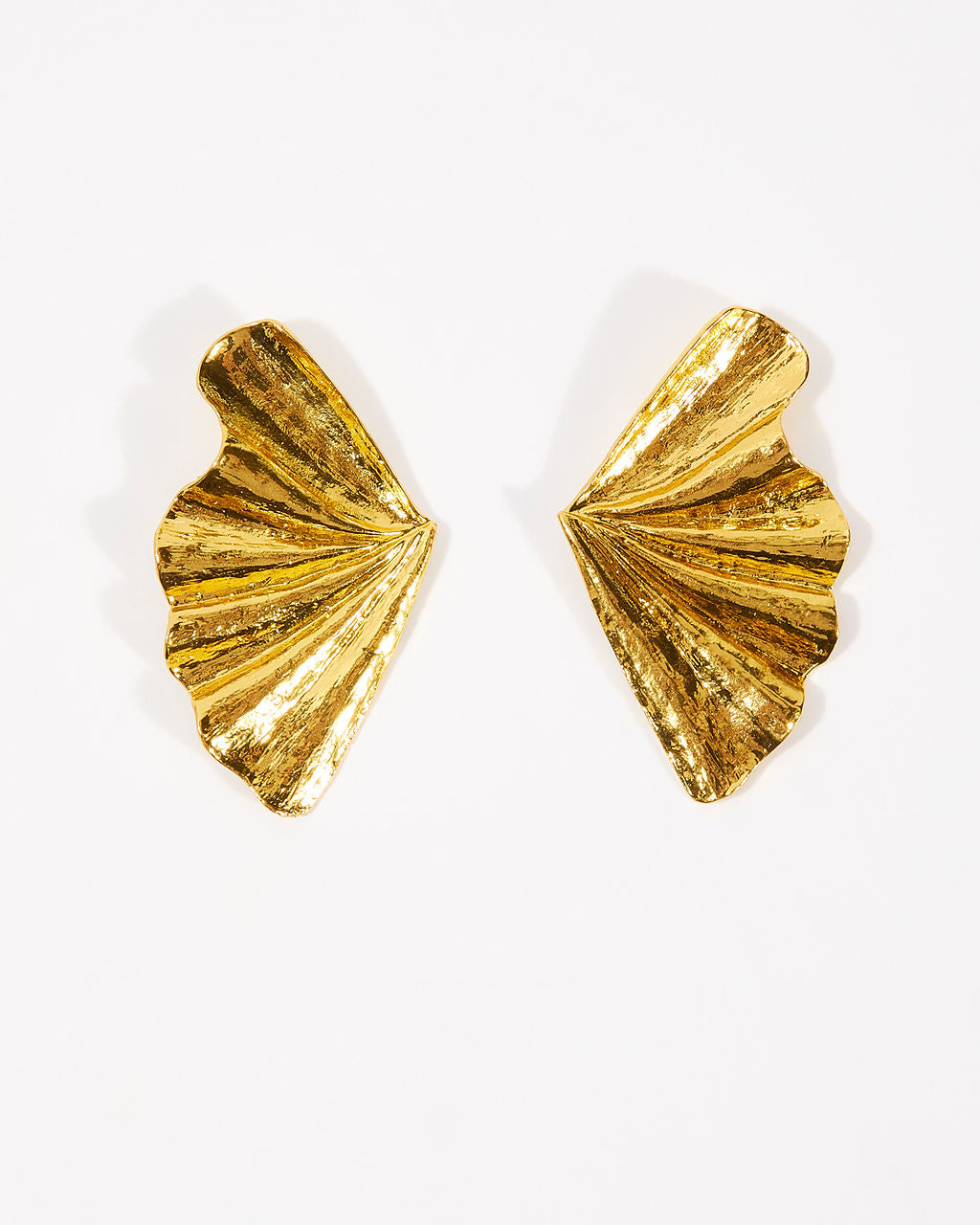 Opulence Leaf Earrings-Vogue Logic