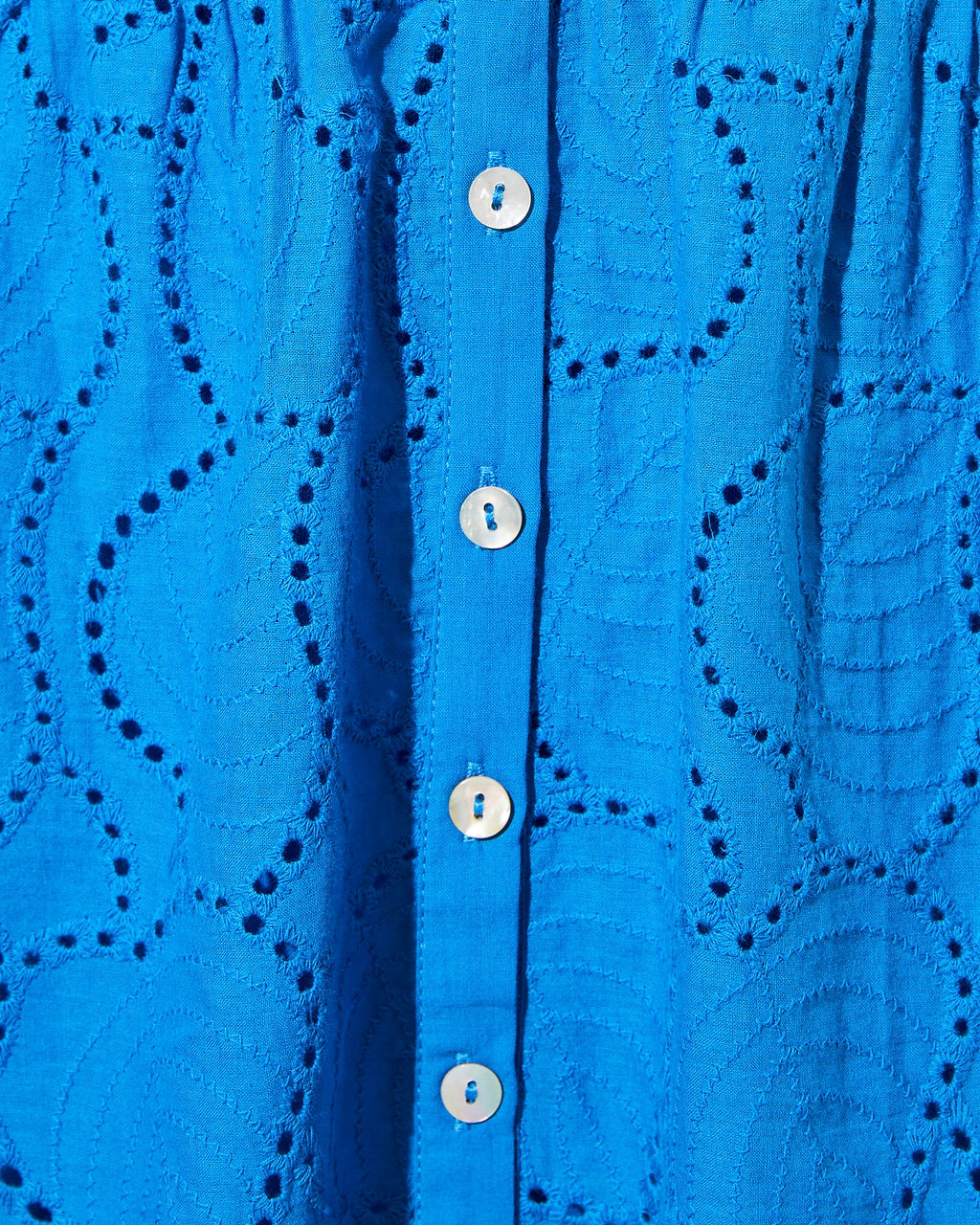 Jacinda Eyelet Puff Sleeve Mini Dress-Vogue Logic