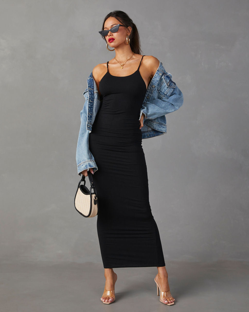 Amiah Low Back Maxi Dress-Vogue Logic